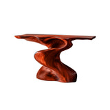 Zephorin Sculpted Solid Wood Console Table