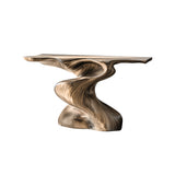 Zephorin Sculpted Solid Wood Console Table