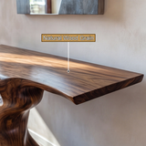 Zephorin Sculpted Solid Wood Console Table