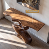 Zephorin Sculpted Solid Wood Console Table