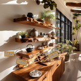 Zerano Live Edge Solid Wood Floating Shelf SPA652349 - Timberustic Floating Shelf