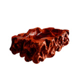 Zerath Sculpted Solid Wood Vessel Sink Mahogany - Timberustic Vessel Sinks