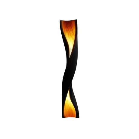 Zerathis Sculpted Integrated LED Wood Floor Lamp