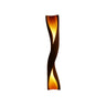 Zerathis Sculpted Integrated LED Wood Floor Lamp Dark Walnut - Timberustic Floor Lamp