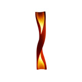 Zerathis Sculpted Integrated LED Wood Floor Lamp Mahogany - Timberustic Floor Lamp