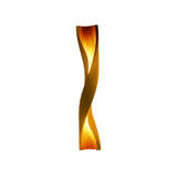 Zerathis Sculpted Integrated LED Wood Floor Lamp Teak - Timberustic Floor Lamp