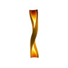Zerathis Sculpted Integrated LED Wood Floor Lamp Teak - Timberustic Floor Lamp