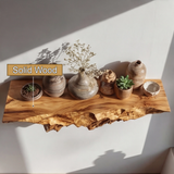 Zeravik Live Edge Solid Wood Mountain Floating Shelf SPA454538 - Timberustic Floating Shelf
