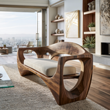 Zeravon Handcrafted Solid Wood Sofa - Timberustic Sofa