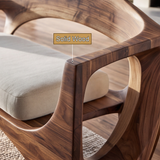 Zeravon Handcrafted Solid Wood Sofa - Timberustic Sofa