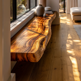 Zerion Live Edge Solid Wood Floating Shelf SPA324936 - Timberustic Floating Shelf