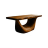 Zerith Sculpted Solid Wood Freestanding Bathroom Vanity Brown - Timberustic Freestanding Bathroom Vanity