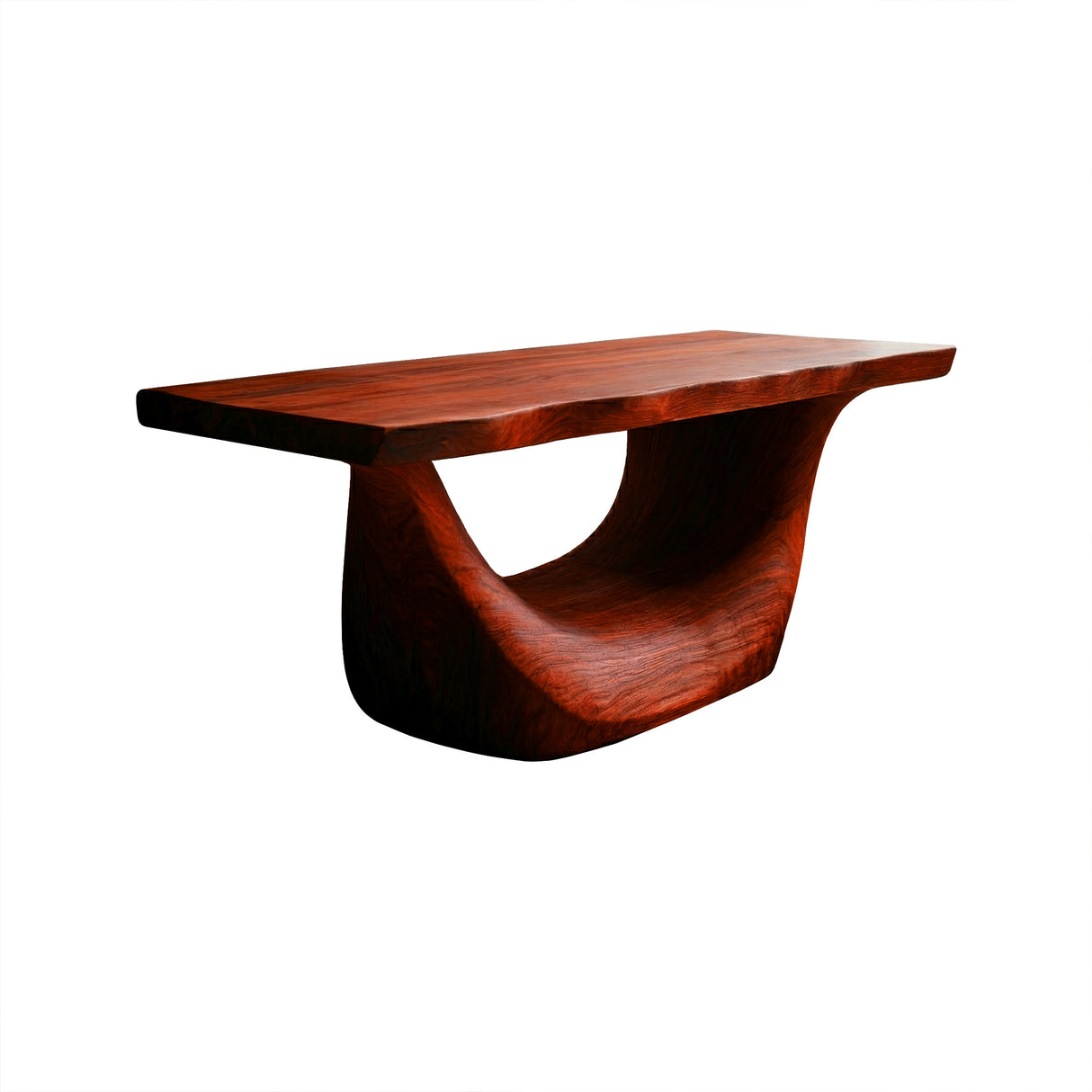 Zerith Sculpted Solid Wood Freestanding Bathroom Vanity Mahogany - Timberustic Freestanding Bathroom Vanity