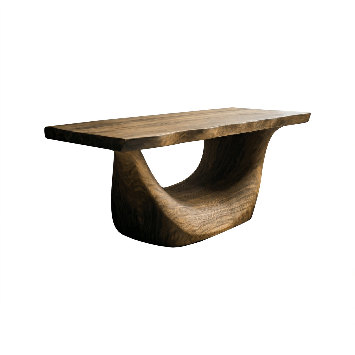Zerith Sculpted Solid Wood Freestanding Bathroom Vanity Natural Oak - Timberustic Freestanding Bathroom Vanity