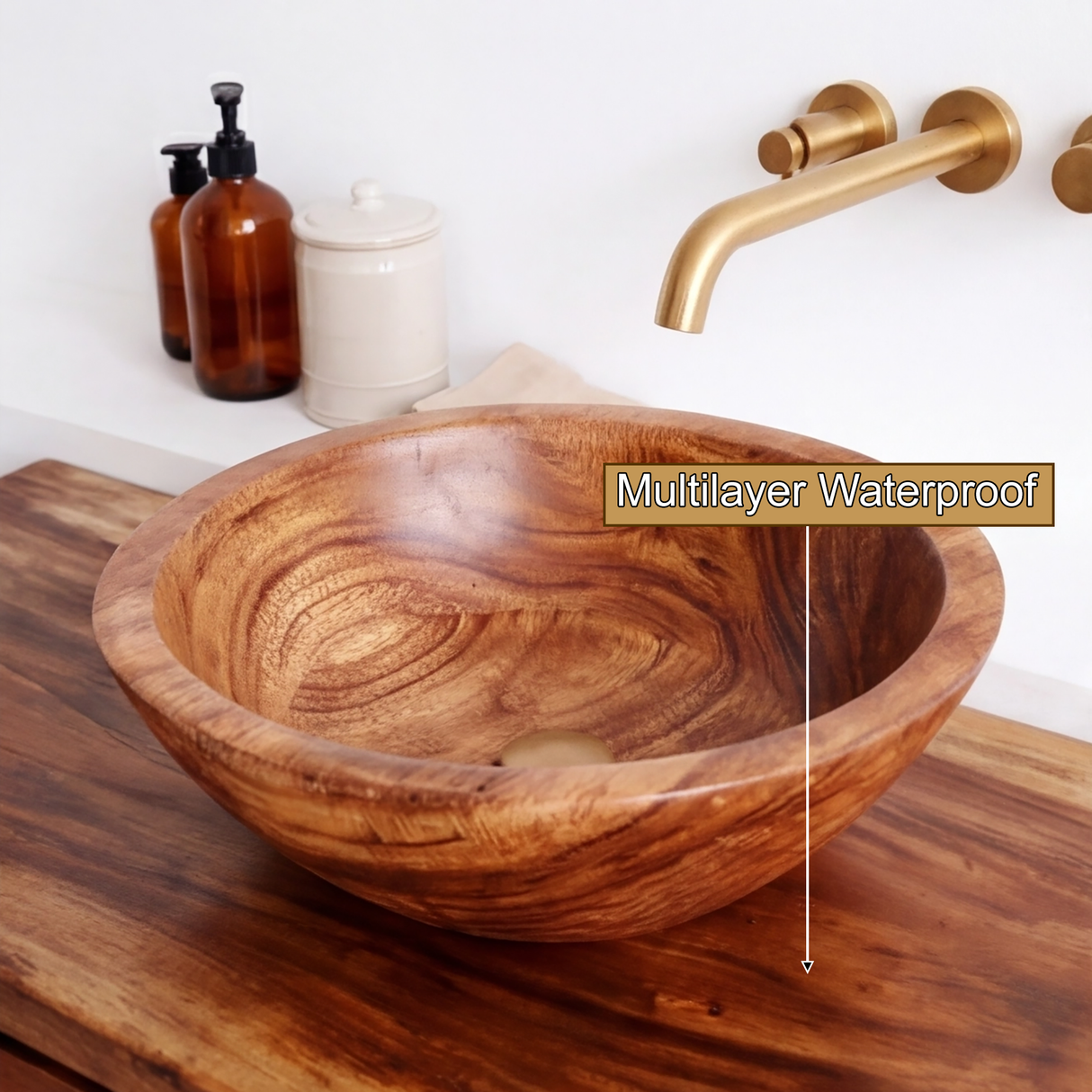 Zerithal Solid Wood Floating Bathroom Vanity with Drawers SPA548618 - Timberustic Floating Bathroom Vanity With Drawers