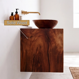 Zerithal Solid Wood Floating Bathroom Vanity with Drawers SPA548618 - Timberustic Floating Bathroom Vanity With Drawers