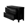 Zerithon Flow Solid Wood Freestanding Bathroom Vanity with Drawers Black - Timberustic Freestanding Bathroom Vanity with Drawers