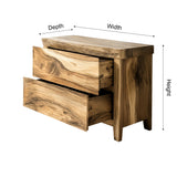 Zerithon Flow Solid Wood Freestanding Bathroom Vanity with Drawers - Timberustic Freestanding Bathroom Vanity with Drawers