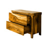 Zerithon Flow Solid Wood Freestanding Bathroom Vanity with Drawers Teak - Timberustic Freestanding Bathroom Vanity with Drawers