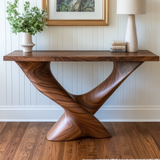 Zorvain Sculpted Solid Wood Console Table - Timberustic Console Table