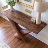 Zorvain Sculpted Solid Wood Console Table - Timberustic Console Table