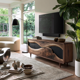 Zorvane Live Edge Solid Wood TV Cabinet - Timberustic TV Cabinet