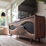 Zorvane Live Edge Solid Wood TV Cabinet - Timberustic TV Cabinet