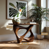 Zorvannis Sculpted Solid Wood Console Table - Timberustic Console Table