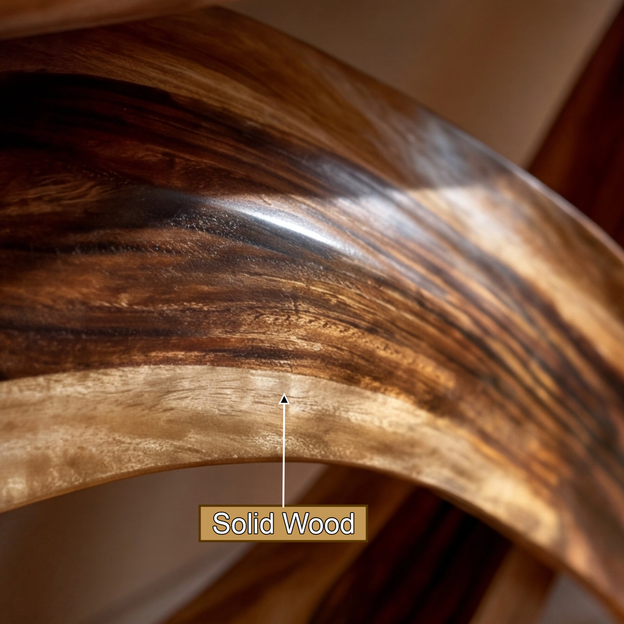 Zorvayne Sculpted Solid Wood Console Table - Timberustic Console Table