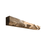 Zorveth Handcrafted Solid Wood Fireplace Mantel Shelf Natural Oak - Timberustic Fireplace Mantel Shelf