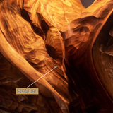 Zorveth Sculpted Solid Wood Floor Lamp - Timberustic Floor Lamp