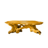 Zylara Live Edge Solid Wood Coffee Table Teak - Timberustic Coffee Table