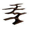 Zyrelith Sculpted Solid Wood Tree Bookshelf Dark Walnut - Timberustic Tree Bookshelf