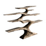 Zyrelith Sculpted Solid Wood Tree Bookshelf Natural Oak - Timberustic Tree Bookshelf