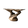 Zythera Sculpted Solid Wood Console Table