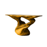 Zythera Sculpted Solid Wood Console Table