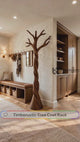 Torsylva Twisting Sculpted Tree Coat Rack