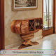 Theryn Handcrafted Solid Wood Bar Cabinet