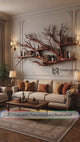 Sylvenroot Handcrafted Solid Wood Tree-Inspired Bookshelf