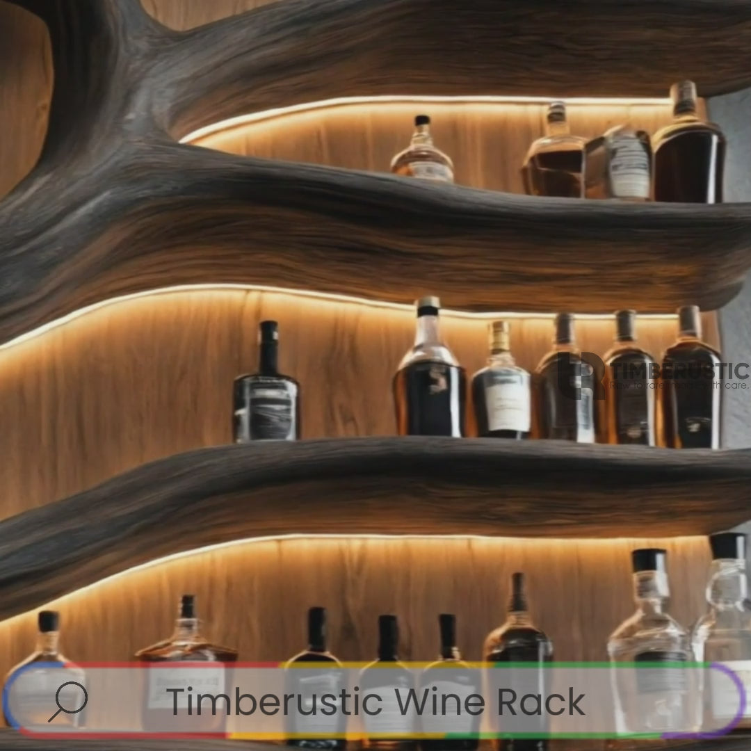 Velmora Illuminated Tree Wine Rack