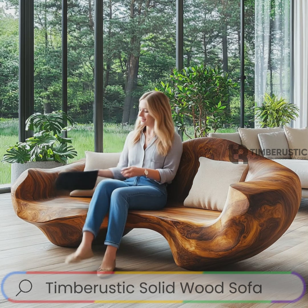 Averra Organic Solid Wood Sofa