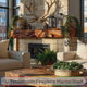 Dravaryn Handcrafted Solid Wood Fireplace Mantel Shelf