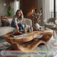 Calven Drift Solid Wood Coffee Table