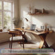 Crosscrest Live Edge Solid Wood Desk