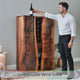 Virellan Handcrafted Solid Wood Bar Cabinet