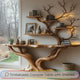 Willowcrest Solid Wood Console Table with Shelves