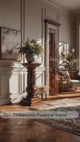 Bravion Handcrafted Solid Wood Pedestal Stand