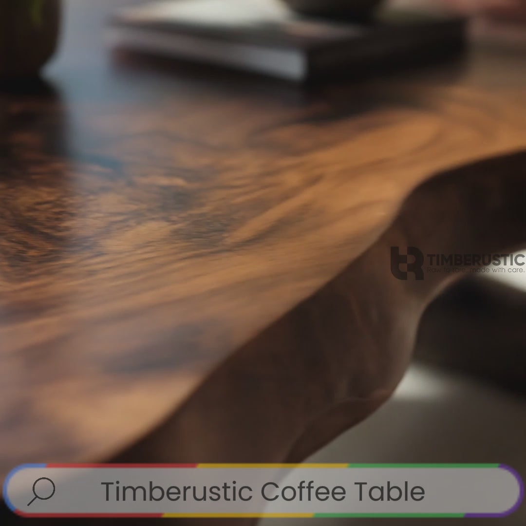 Tropika Sculpted Live Edge Coffee Table