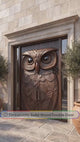 Nocteon Handcrafted Solid Wood Owl Double Doors