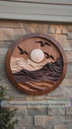 Aelun Handcrafted Solid Wood Wall Art